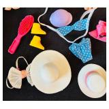 Vintage Barbie and Fashion Dolls Collection with Clothing Accessories