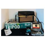 Vintage Cameras and Tripod