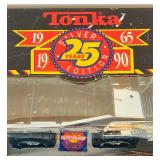 Vintage 1990 Tonka 25th Anniversary Commemorative Dump Truck Silver Edition