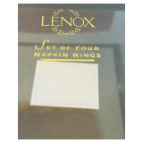 Twelve Beautiful Lenox Cardinal Napkin Rings