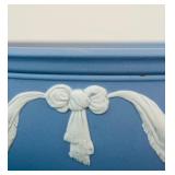 Wedgwood Jasperware Festivity Bowl Light Blue White Swags Serving