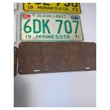 Vintage License Plates Vintage License Plates