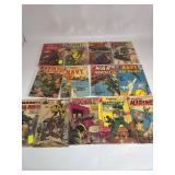 Lot of Vintage War Comic Books Lot of Vintage War Comic Books