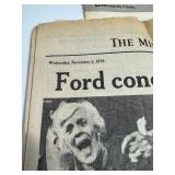 Vintage News Papers Dating Back to 1972 Vintage News Papers Dating Back to 1972