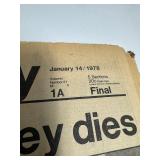 Vintage News Papers Dating Back to 1972 Vintage News Papers Dating Back to 1972