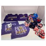 Vikings Clothes & 4th of July Scarves Vikings Clothes & 4th of July Scarves