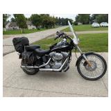 2003 Harley Davidson Soft Tail Standard Anniversary Edition with Lift, Helmets, Saddle Bags & Cover 2003 Harley Davidson Soft Tail Standard Anniversary Edition with Lift, Helmets, Saddle Bags & Cover