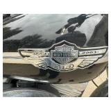 2003 Harley Davidson Soft Tail Standard Anniversary Edition with Lift, Helmets, Saddle Bags & Cover 2003 Harley Davidson Soft Tail Standard Anniversary Edition with Lift, Helmets, Saddle Bags & Cover