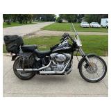 2003 Harley Davidson Soft Tail Standard Anniversary Edition with Lift, Helmets, Saddle Bags & Cover 2003 Harley Davidson Soft Tail Standard Anniversary Edition with Lift, Helmets, Saddle Bags & Cover