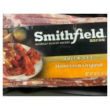 Smithfield Bacon - Thick Cut, Naturally Hickory Smoked, 40 oz Package Smithfield Bacon - Thick Cut, Naturally Hickory Smoked, 40 oz Package