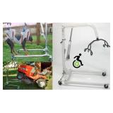 MSRP $1900 Top Of The Line In High Quality Hoyer Haudraulic Patient Lifts WSling 400lb Capacity 6 Point Cradle Many Uses For This Powerful Lift - Mechanics, Veterinary Clinics, Etc. See Youtube For In