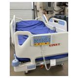 MSRP $28,000 Linet Multicare ICU Hospital Bed - Tilt Assist, 500lb Cap., Zone Exit Alarm, Scale, Chair Position, Foot Lift & Extension, Patient Hand Control, Ergozone Mattress - Works Excellent!