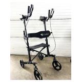 MSRP $1000 Helavo H1060 Premium All Terrain Upright Walker Tall Standing Collapsible Rollator - Like New Condition!