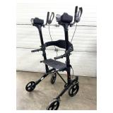 MSRP $1000 Helavo H1060 Premium All Terrain Upright Walker Tall Standing Collapsible Rollator - Like New Condition!