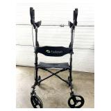 MSRP $1000 Helavo H1060 Premium All Terrain Upright Walker Tall Standing Collapsible Rollator - Like New Condition!