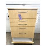 MSRP $1600 Clinton Industries Mobile Sliding Top 3 Drawer Medical Treatment & Supply Cart With Locking Wheels - Like New Condition!