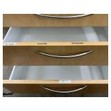 MSRP $1600 Clinton Industries Mobile Sliding Top 3 Drawer Medical Treatment & Supply Cart With Locking Wheels - Like New Condition!