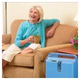 MSRP $2000 Respironics Everflo Q Ultra-quiet Stationary 5 LPM (Liters Per Minute) Oxygen Concentrator With Opi (Oxygen Percentage Indicator (OPI) - alarm that sounds when oxygen levels fall below 70%)