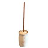 Red Wing 4 Gallon Stoneware Churn with Wooden Dasher and Lid