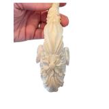Hand-Carved Meerschaum Pipe with Decorative Case