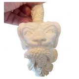 Hand-Carved Meerschaum Pipe with Decorative Case
