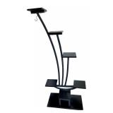 Pair of Modern Multi-Tier Metal Plant Stands