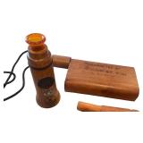 Collection of Vintage Duck Calls Handcrafted and Branded