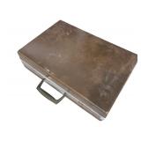 Set of 3 Vintage Hard Shell Suitcases with Handles