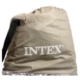 Intex Air Mattress with Carry Bag and 2 Black Sleeping Bags