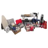 Large Household Miscellaneous Lot with Tools, Electronics, and Small Appliances