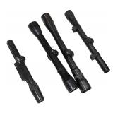 Set of 4 Rifle Scopes Assorted Brands and Models