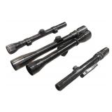 Set of 4 Rifle Scopes Assorted Brands and Models