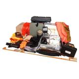 Hunting and Outdoor Gear Lot with Accessories and Clothing