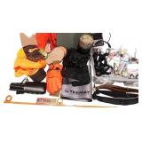 Hunting and Outdoor Gear Lot with Accessories and Clothing