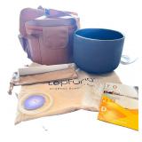 Topfund Crystal Singing Bowl Set with Carrying Case and Accessories