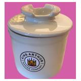 King Arthur Sourdough Bread Making Set with Banneton, Liner, Ceramic Crock, and Silicone Mat