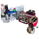 Kitchenware Collection with Toaster, Steamer, Decor, Food Scale, and Accessories