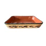 Furio Italy Hand Painted Ceramic Baking Dish and Serving Bowl Set