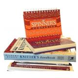 Collection of 15 Knitting and Spinning Books and Guides