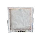 Set of 8 Framed Blue Floral Canvas Wall Art Prints