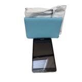 Samsung SM-T280 Tablet with Blue Case