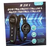 2 in 1 Dog Training Collar and Bark Control Collar Set