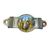 Vintage Cast Metal Dog Head Drawer Pull