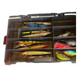 Large Fishing Tackle and Gear Lot with Lures, Reels, Floats, and Accessories