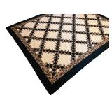 Handmade Patchwork Quilt with Geometric Pattern