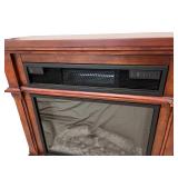 Duraflame Electric Fireplace Heater with Wooden Mantel