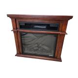Duraflame Electric Fireplace Heater with Wooden Mantel