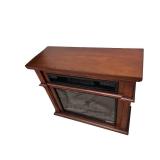 Duraflame Electric Fireplace Heater with Wooden Mantel