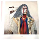 Limited Edition A Good Day to Die by J D Challenger with Certificate of Authenticity