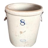 Red Wing 8 Gallon Stoneware Crock with Handles
